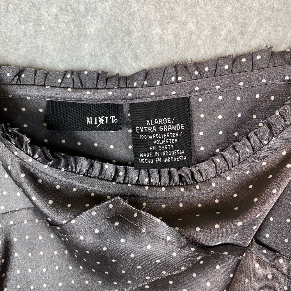 Mixit Women’s Grey Ruffled Camisole Sz XL - Picture 7 of 9